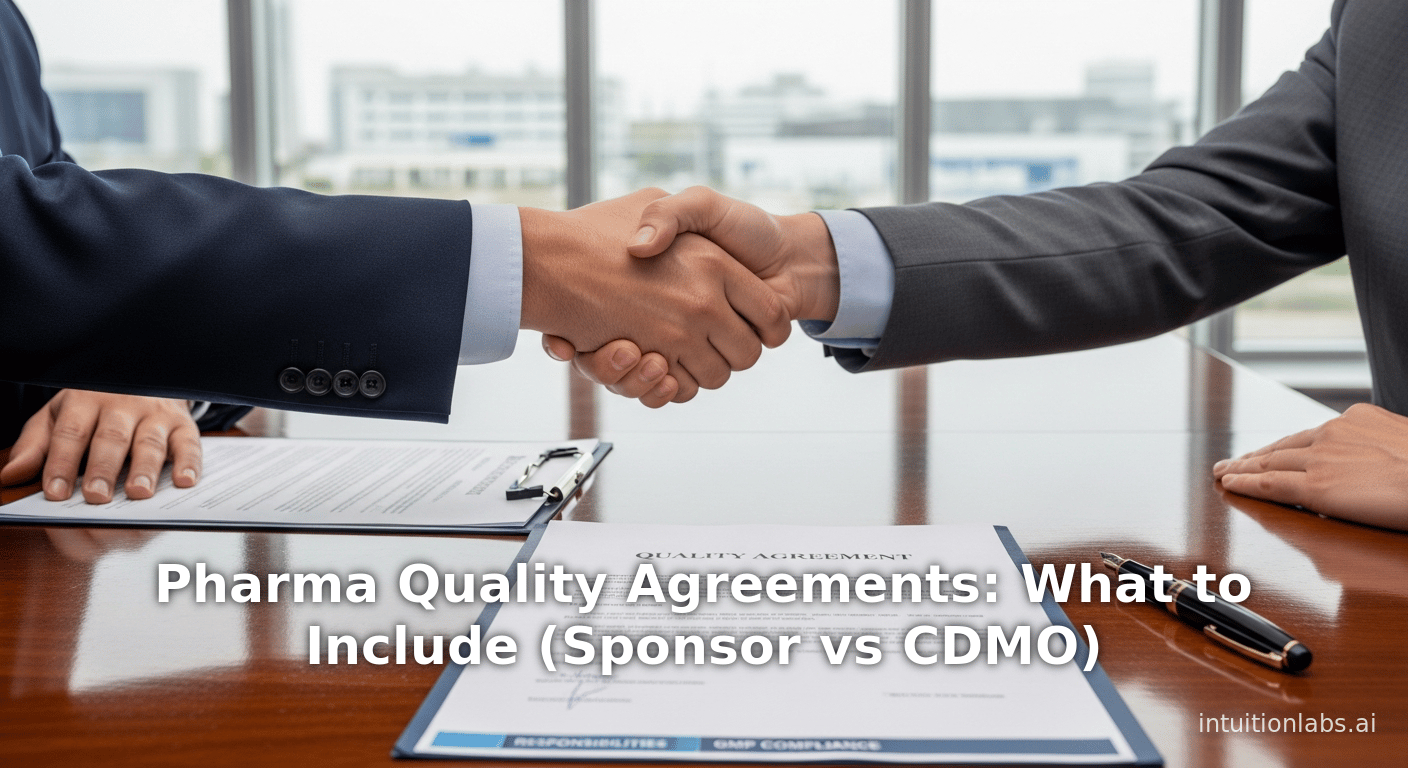 Pharma Quality Agreements: What to Include (Sponsor vs CDMO)
