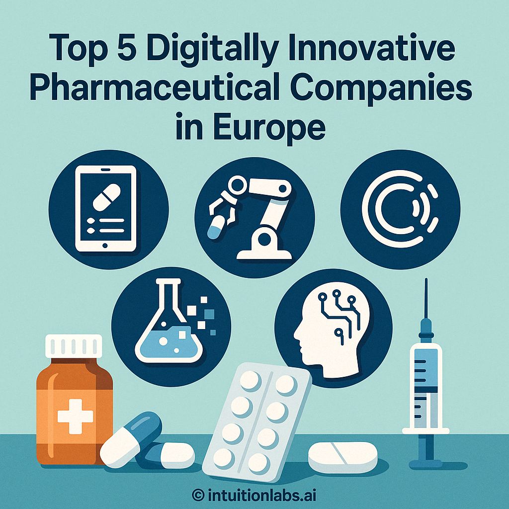 Top 5 Digitally Innovative Pharmaceutical Companies in Europe: AI and Digital Transformation Leaders