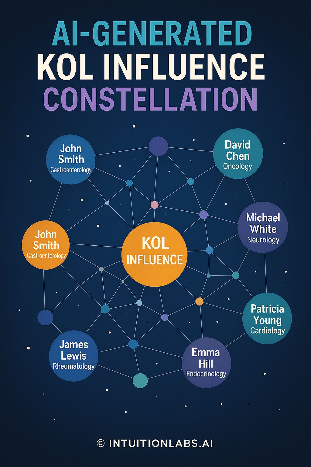 AI-Generated KOL Influence Constellation of Medical Professionals