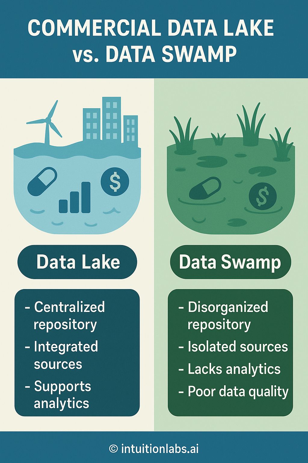 Data Lake vs. Data Swamp: A Commercial Comparison