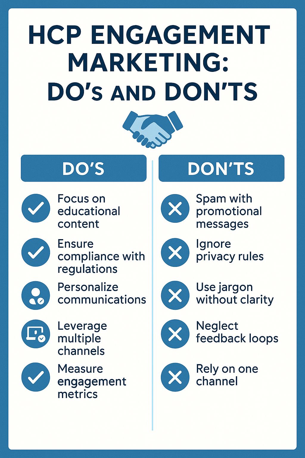 HCP Engagement Marketing: Dos and Don'ts Guide