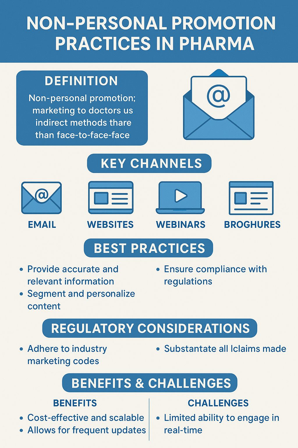 Non-Personal Promotion Practices in Pharmaceutical Marketing to Doctors