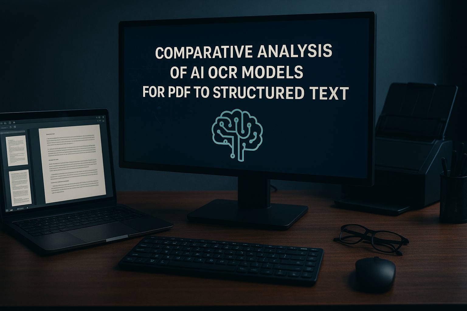 Comparative Analysis of AI OCR Models for PDF to Structured Text