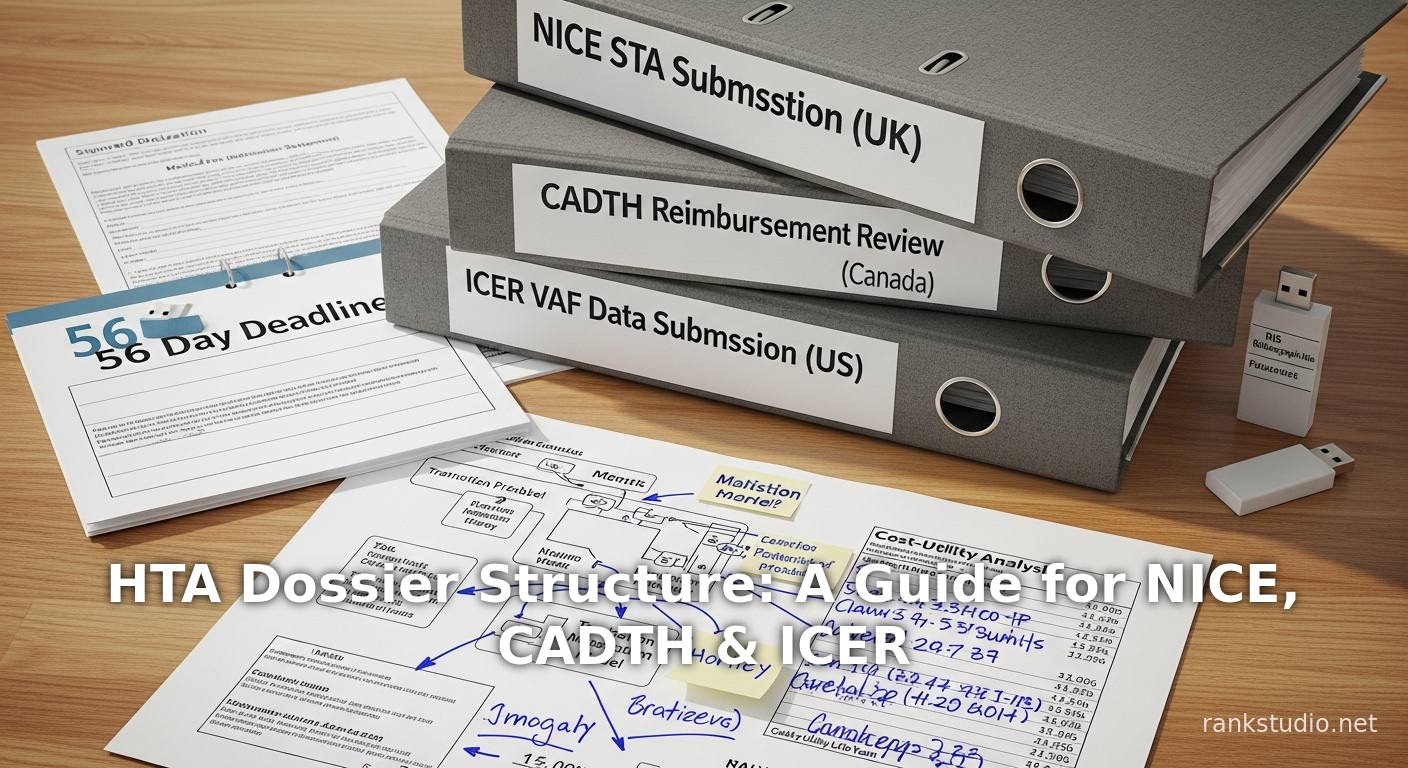 HTA Dossiers: A Guide to Submissions for NICE, CADTH & ICER