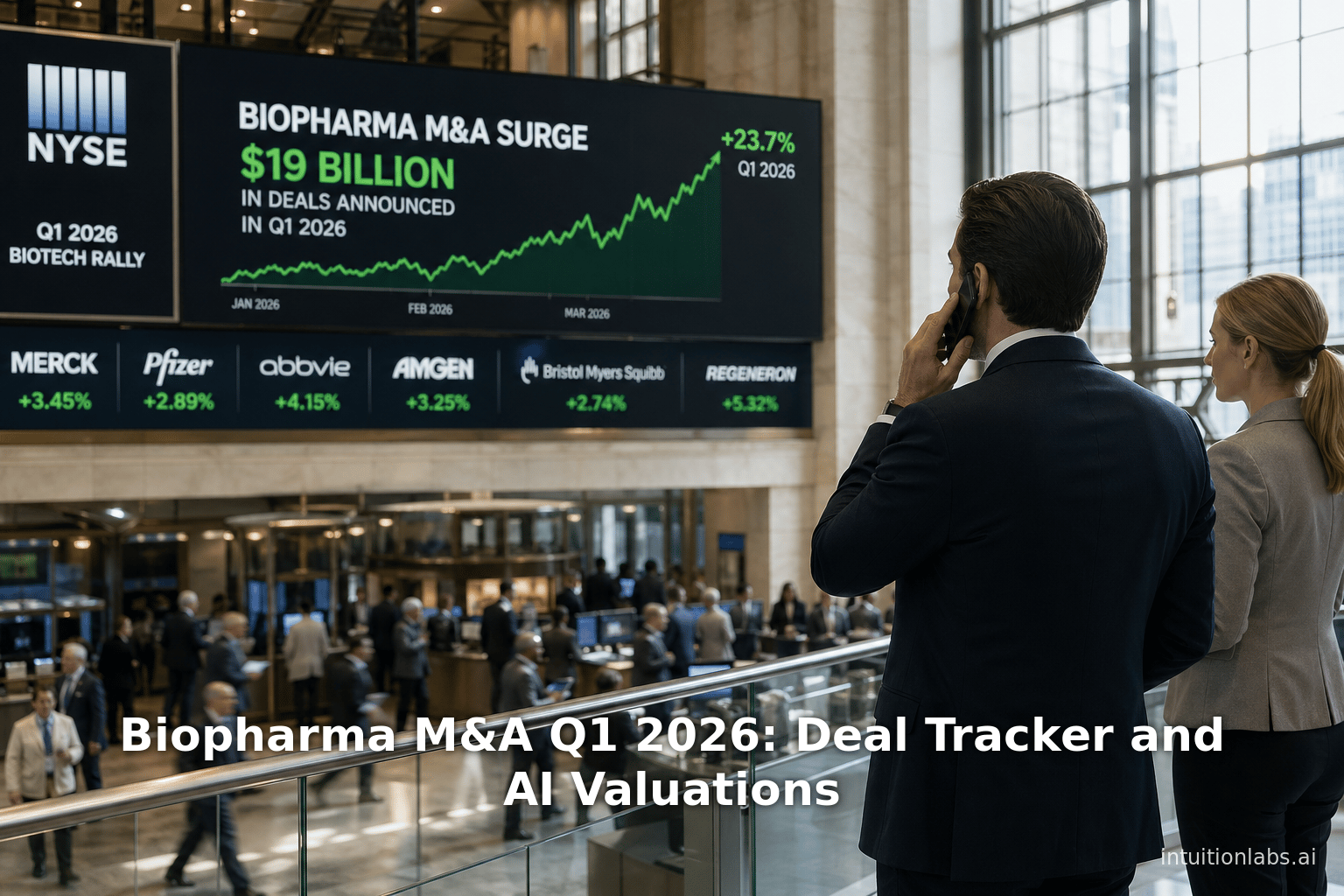Biopharma M&A Q1 2026: Deal Tracker and AI Valuations