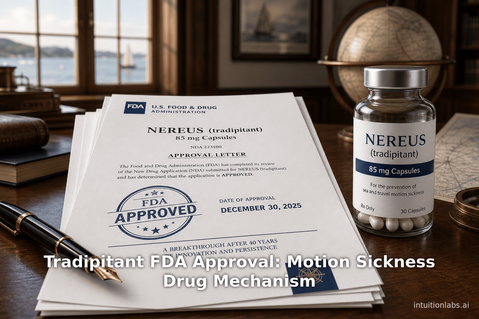 Tradipitant FDA Approval: Motion Sickness Drug Mechanism