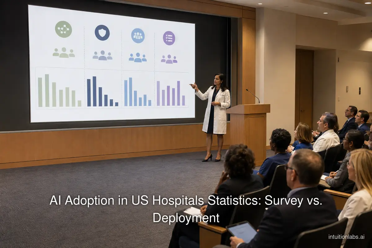 AI Adoption in US Hospitals Statistics: Survey vs. Deployment