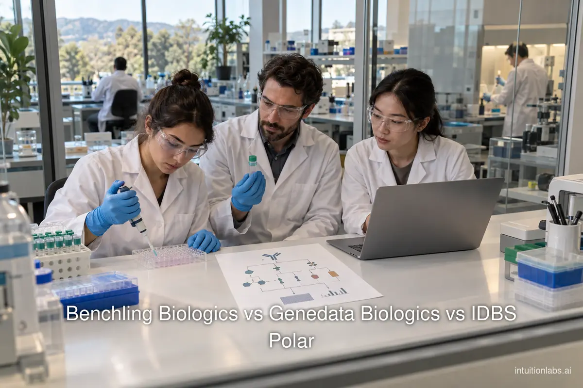 Benchling Biologics vs Genedata Biologics vs IDBS Polar