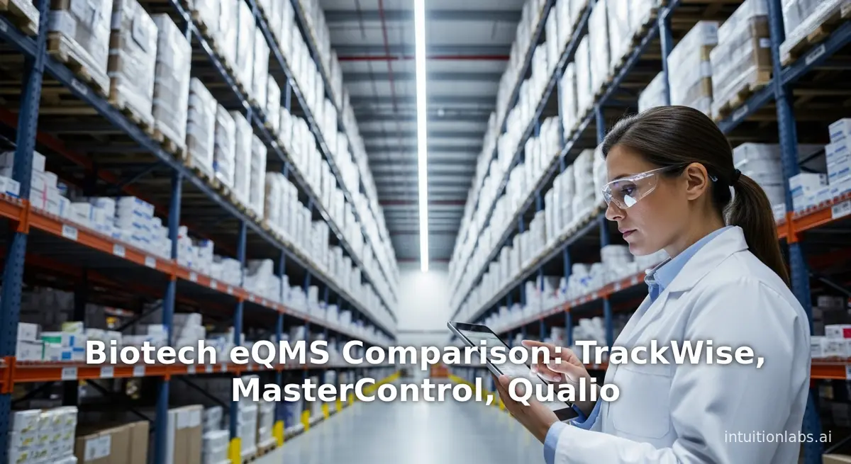 Biotech eQMS Comparison: TrackWise, MasterControl, Qualio