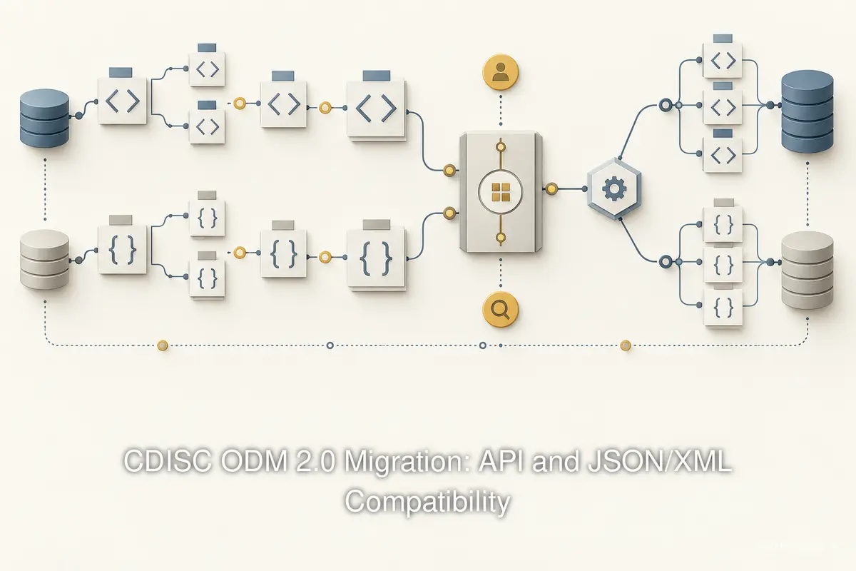 CDISC ODM 2.0 Migration: API and JSON/XML Compatibility