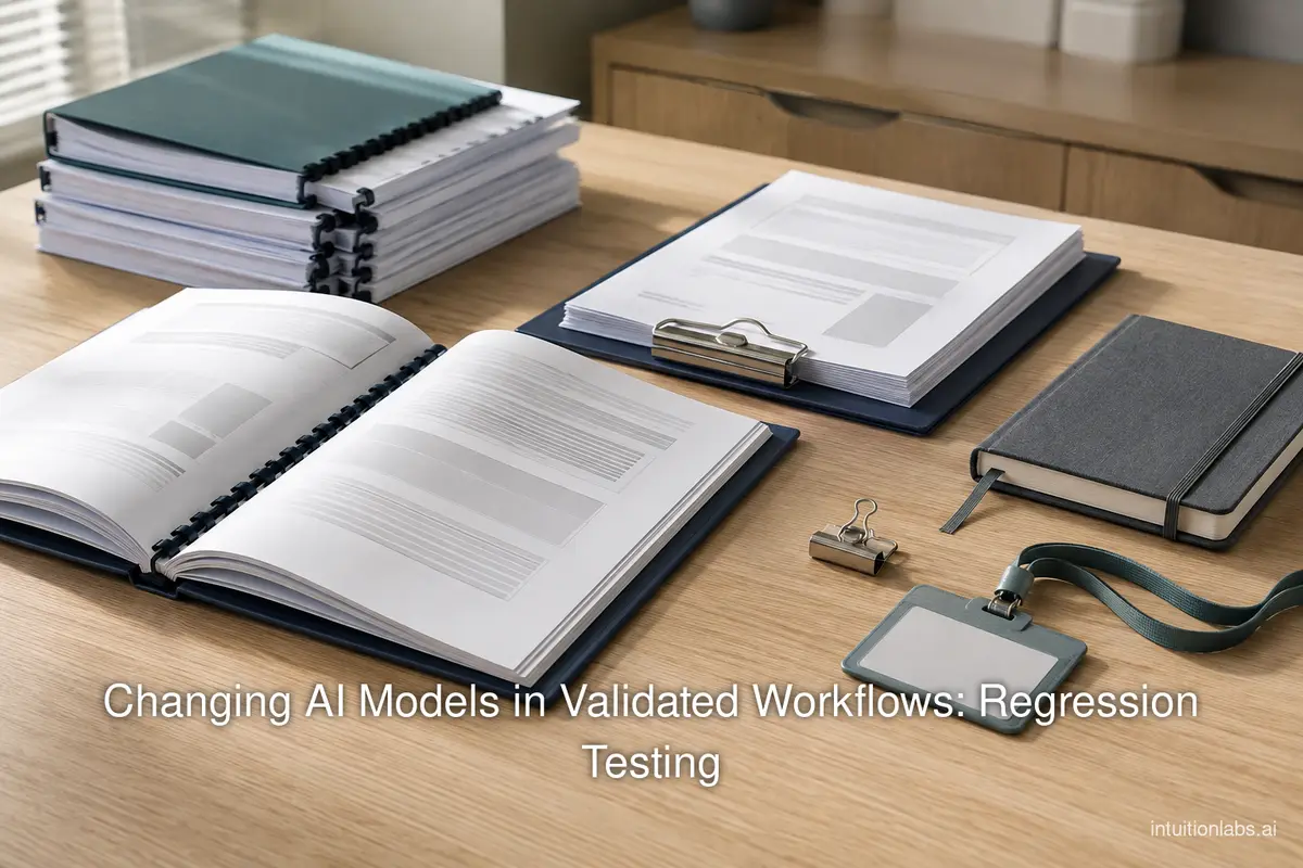 Changing AI Models in Validated Workflows: Regression Testing