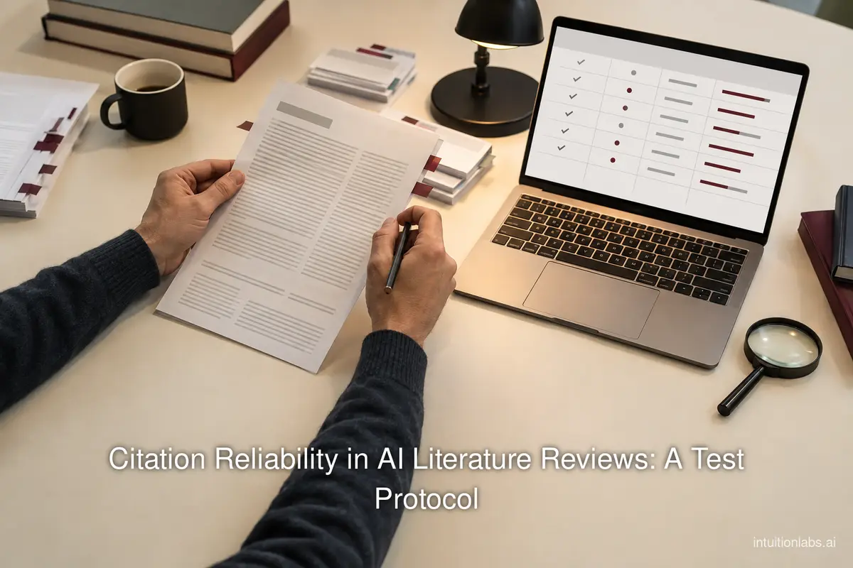 Citation Reliability in AI Literature Reviews: A Test Protocol