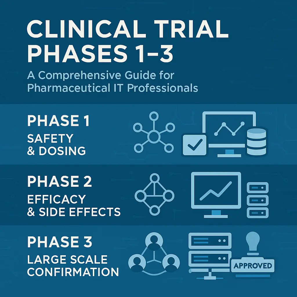 Clinical Trial Phases 1–3: A Comprehensive Guide for Pharmaceutical IT Professionals