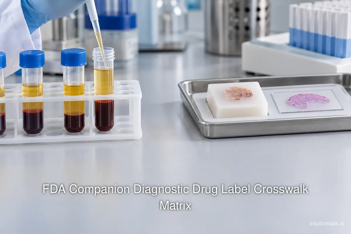 FDA Companion Diagnostic Drug Label Crosswalk Matrix