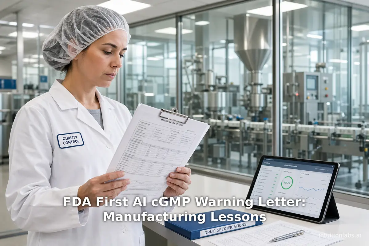 FDA First AI cGMP Warning Letter: Manufacturing Lessons