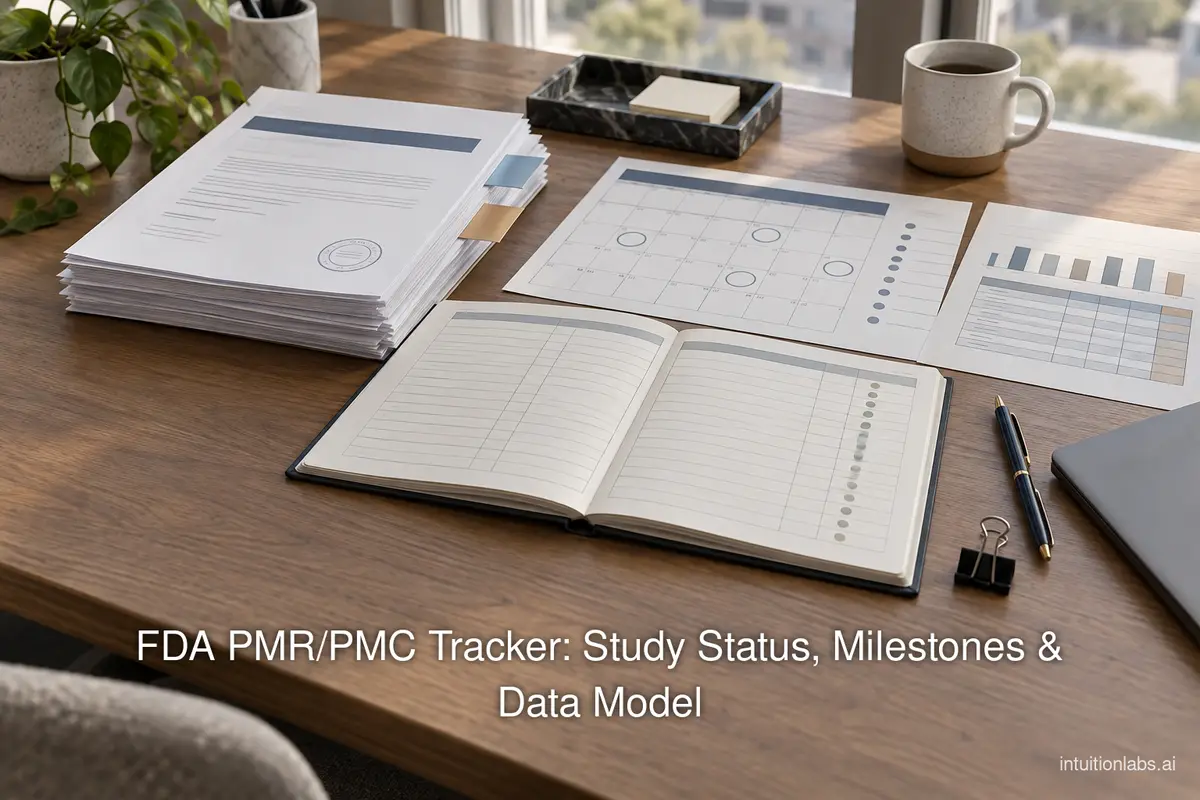 FDA PMR/PMC Tracker: Study Status, Milestones & Data Model