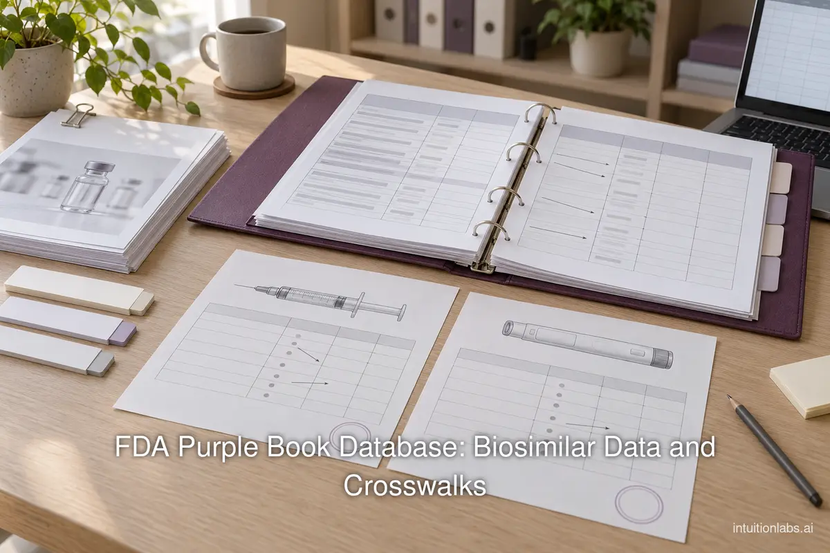 FDA Purple Book Database: Biosimilar Data and Crosswalks
