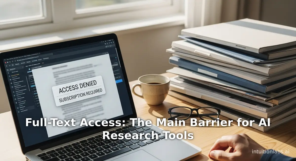 Full-Text Access: The Main Barrier for AI Research Tools