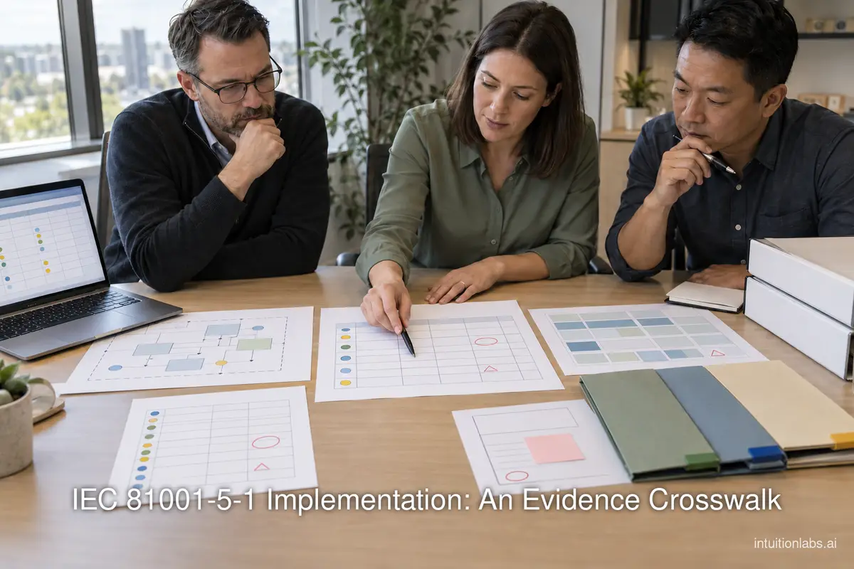 IEC 81001-5-1 Implementation: An Evidence Crosswalk