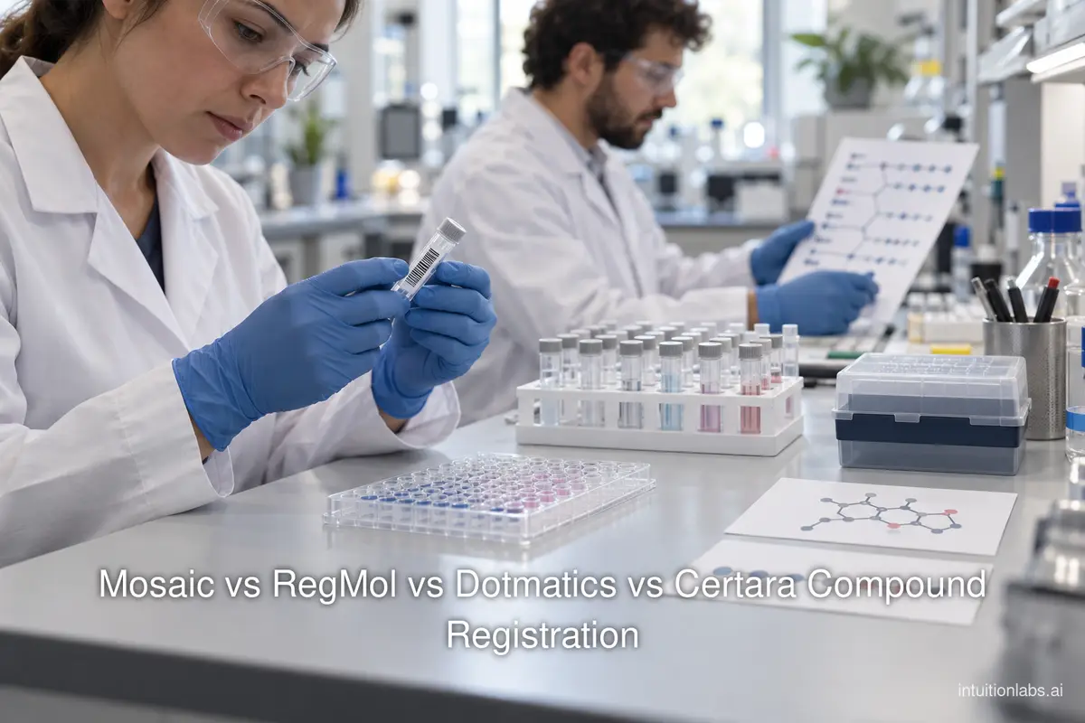 Mosaic vs RegMol vs Dotmatics vs Certara Compound Registration