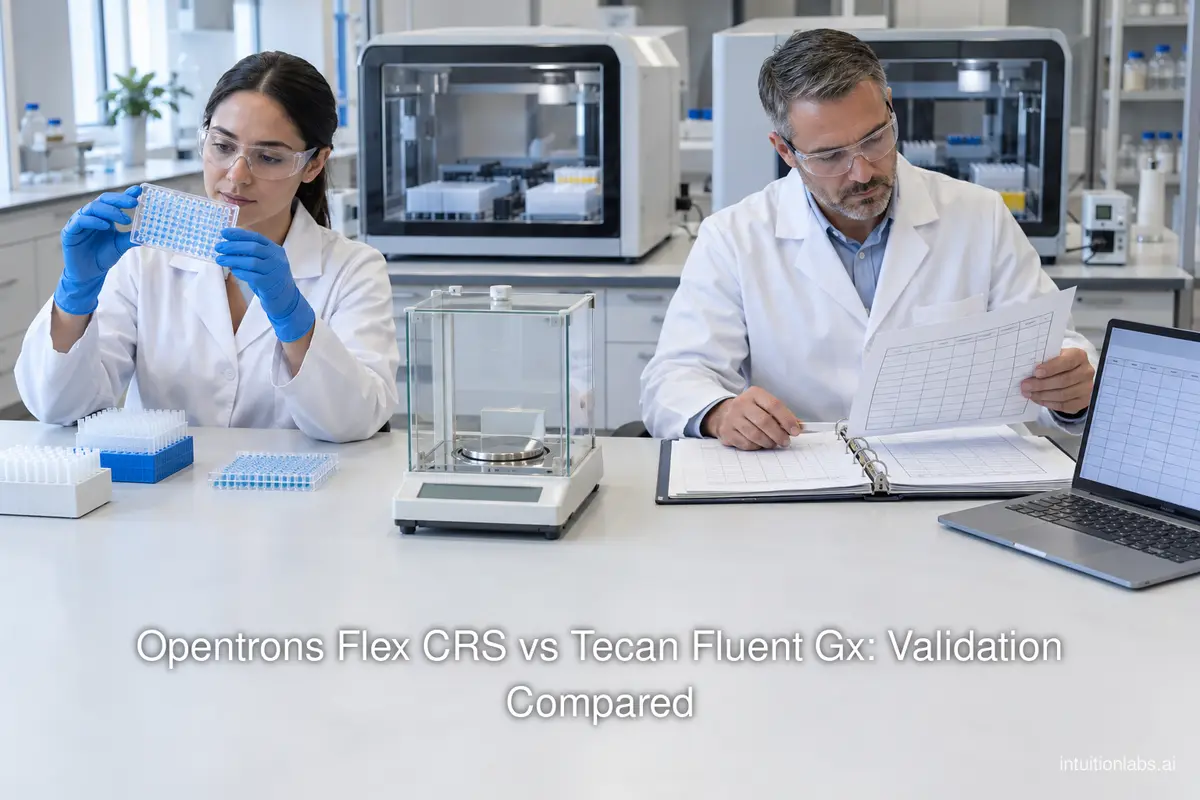 Opentrons Flex CRS vs Tecan Fluent Gx: Validation Compared
