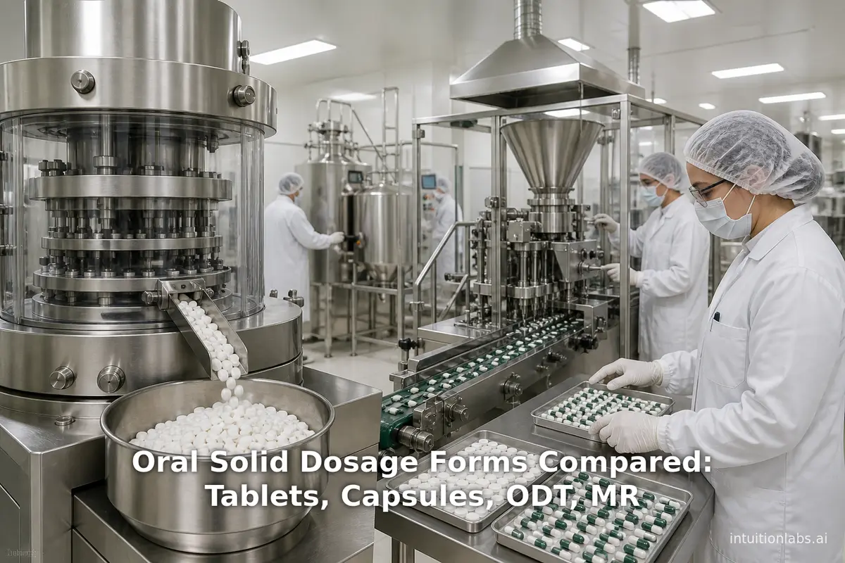 Oral Solid Dosage Forms Compared: Tablets, Capsules, ODT, MR
