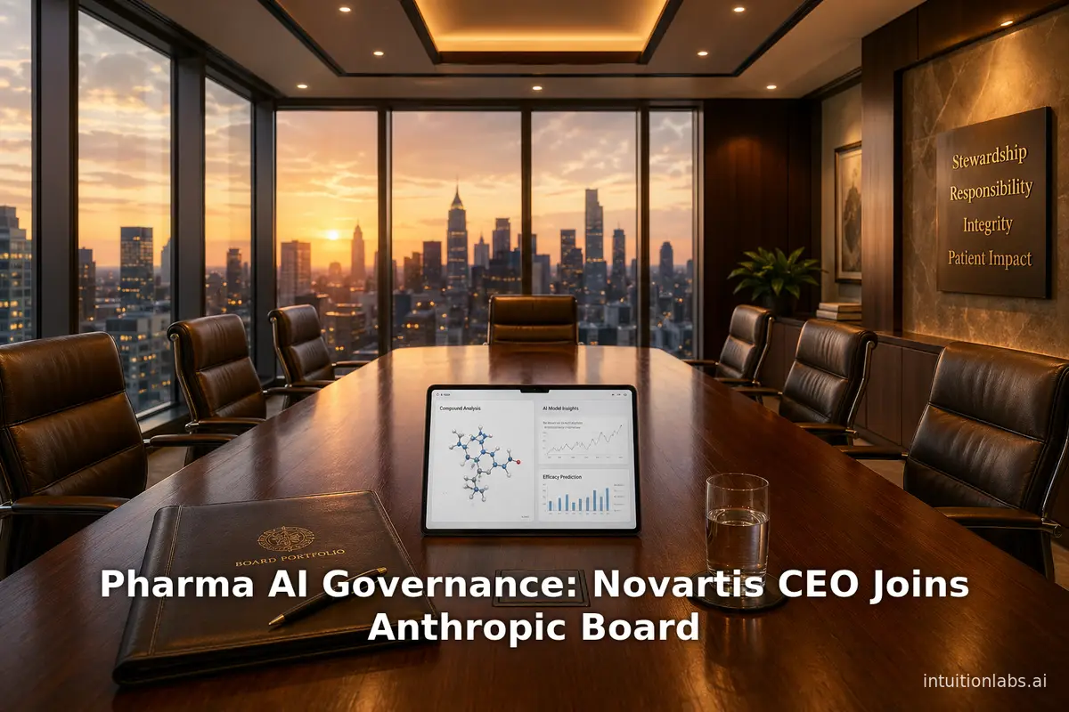 Pharma AI Governance: Novartis CEO Joins Anthropic Board