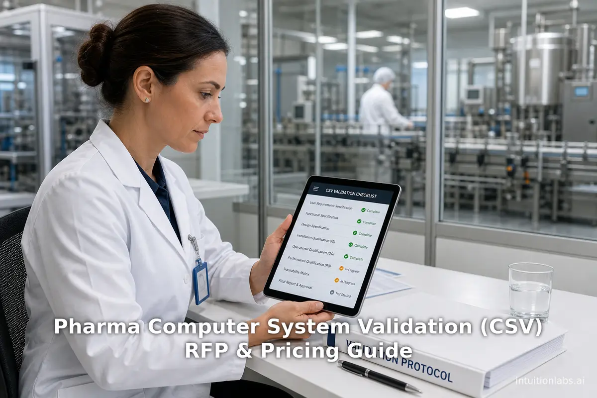 Pharma Computer System Validation (CSV) RFP & Pricing Guide