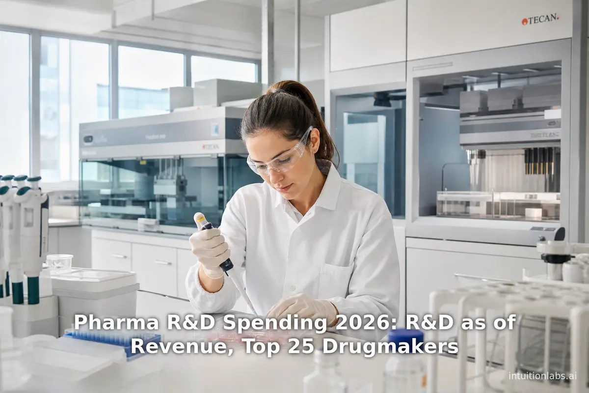 Pharma R&D Spending 2026: R&D as % of Revenue, Top 25 Drugmakers