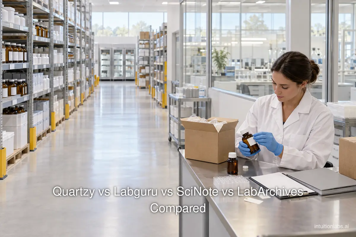 Quartzy vs Labguru vs SciNote vs LabArchives Compared