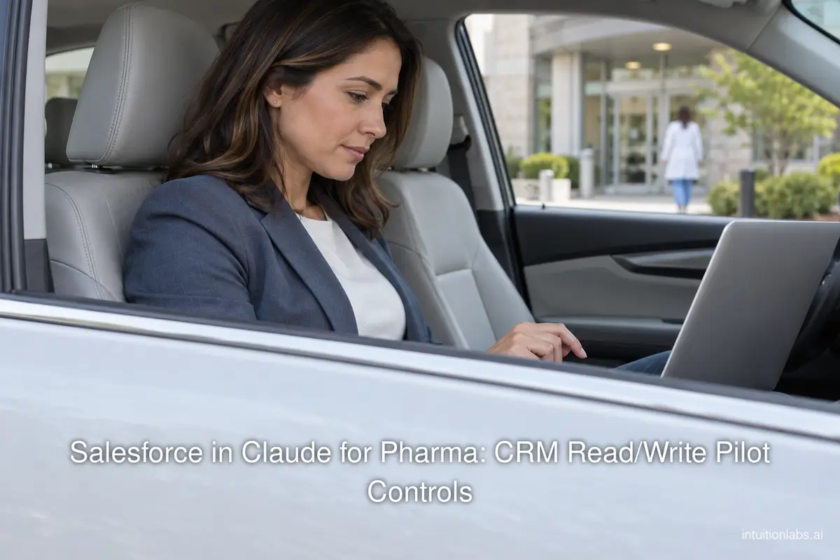 Salesforce in Claude for Pharma: CRM Read/Write Pilot Controls