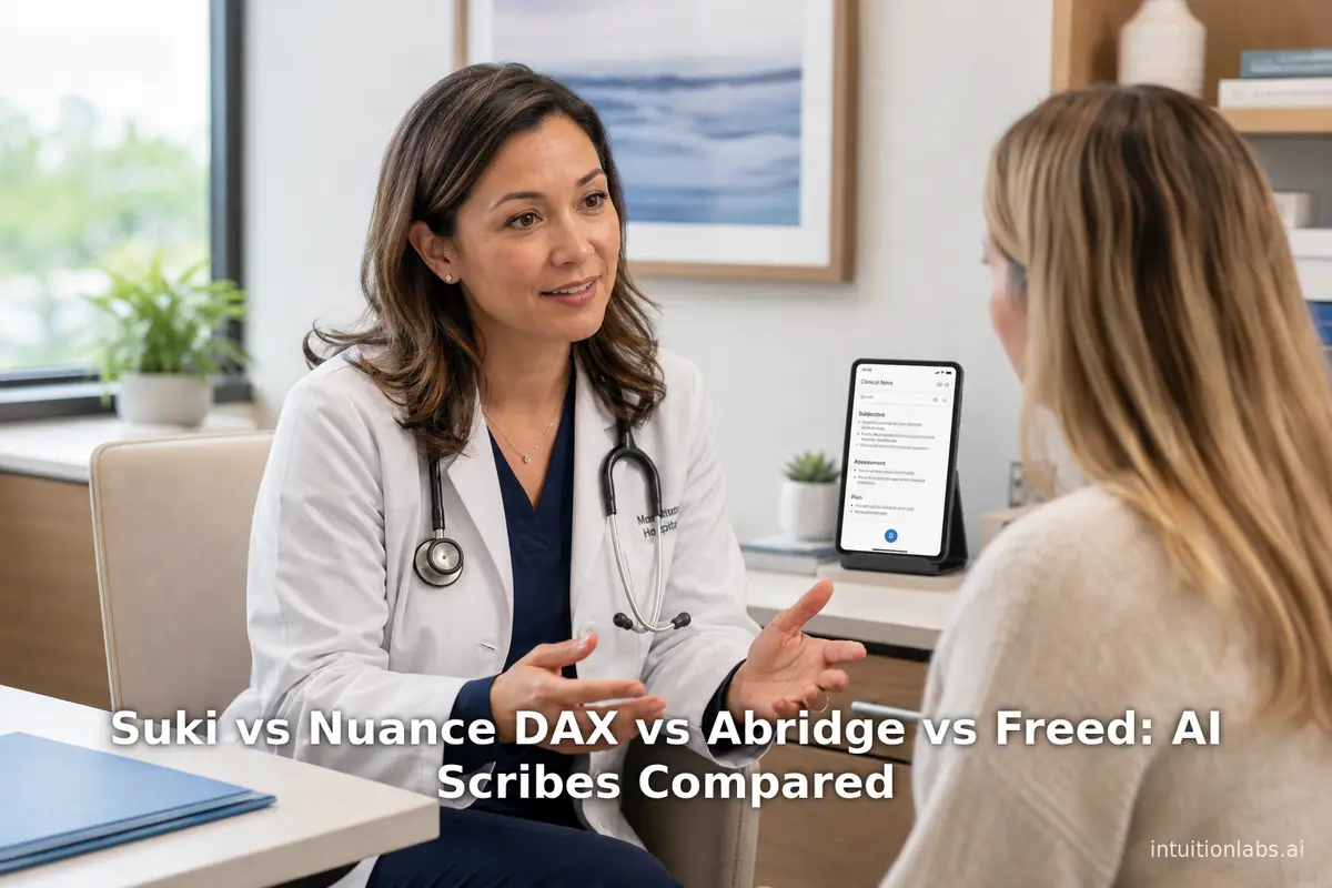 Suki vs Nuance DAX vs Abridge vs Freed: AI Scribes Compared
