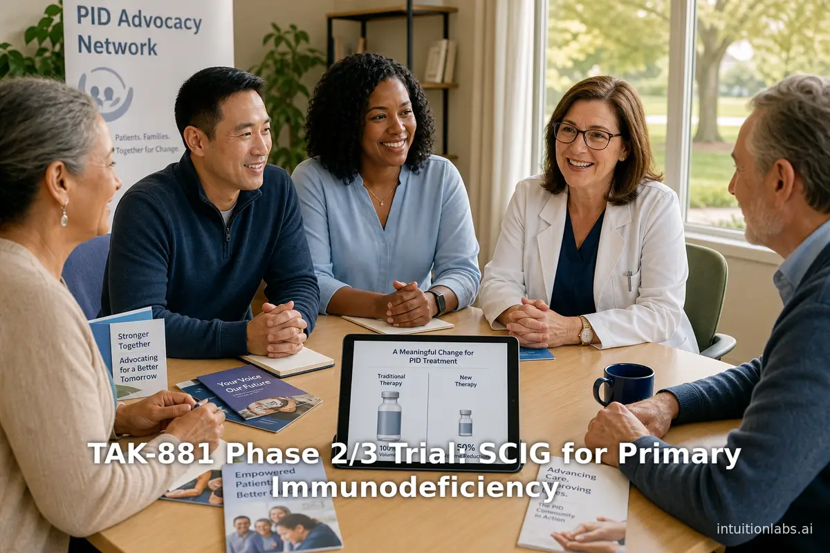 TAK-881 Phase 2/3 Trial: SCIG for Primary Immunodeficiency
