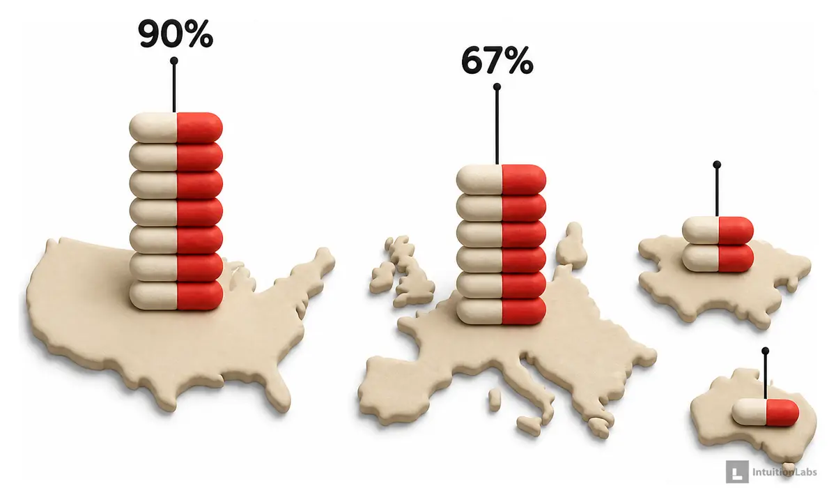 Illustration: Analysis by Region and Country: Where Generic Drug Revenue Concentrates